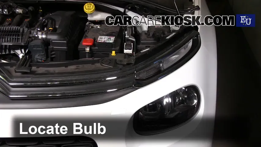 2017 Citroen C3 PureTech 1.2L 3 Cyl. Lights Turn Signal - Front (replace bulb)